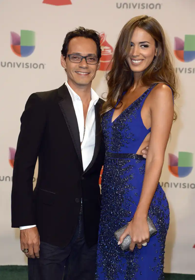 Celebrity Weddings 2014 Marc Anthony and Shannon De Lima