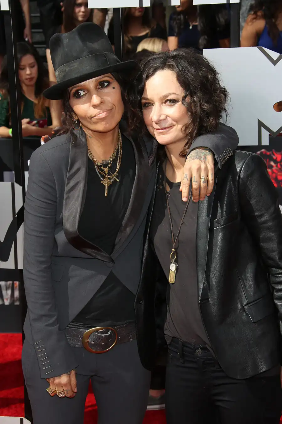Celebrity Weddings 2014 Sara Gilbert and Linda Perry