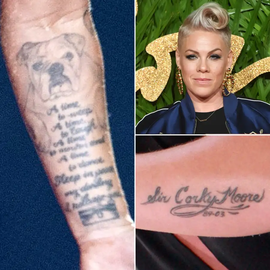 See the Celebs Who Got Tribute Tattoos in Honor of Their Beloved Pets