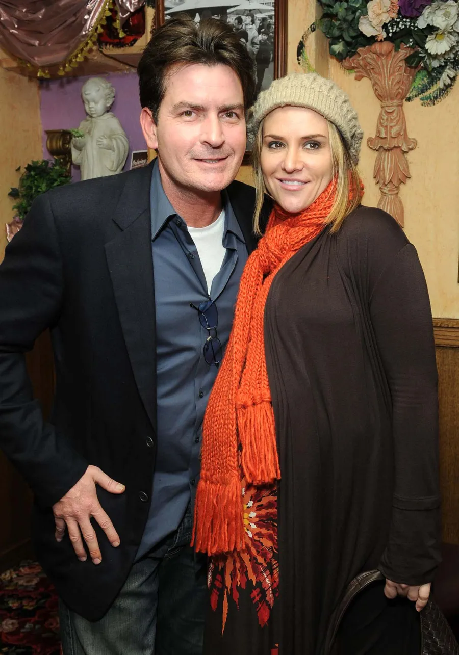 Charlie Sheen Brooke Muellers Ups Downs Through Years