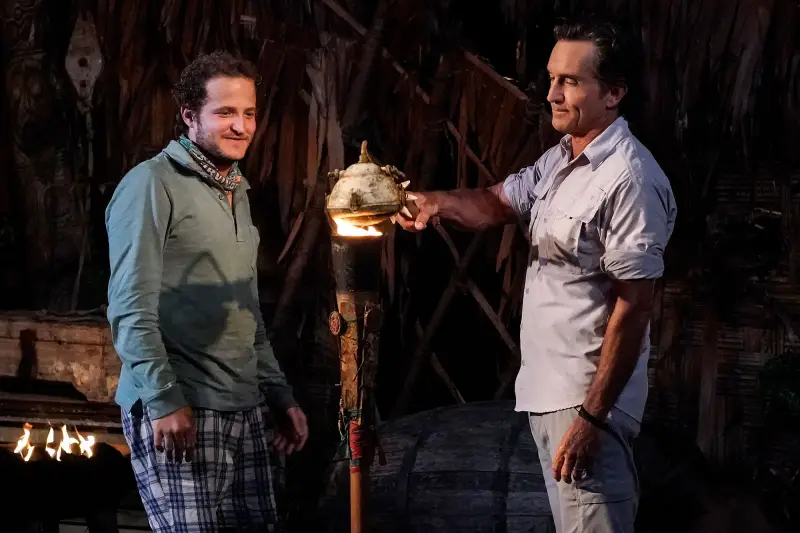 Daniel Strunk and Jeff Probst Survivor 42 Daniel Strunk Exit Interview