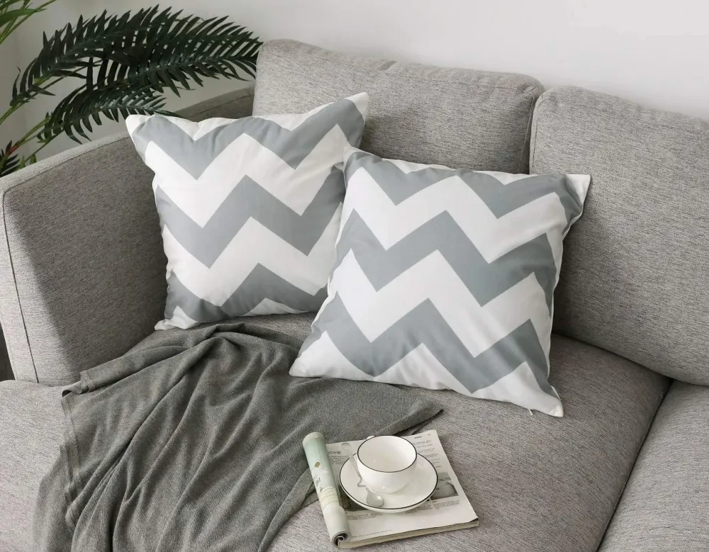 FanHomcy Pack of 2 Soft Throw Pillow Covers