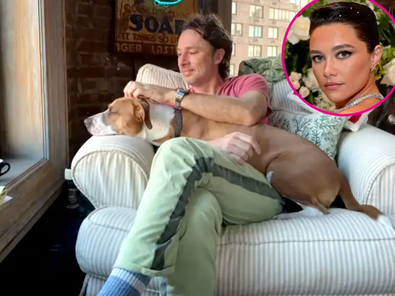 Florence Pugh Gives Rare Glimpse at Zach Braff Romance in Birthday Tribute