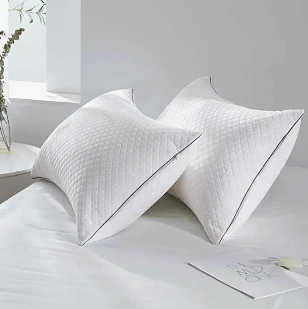 GOHOME Pillow Queen Size Set of 2