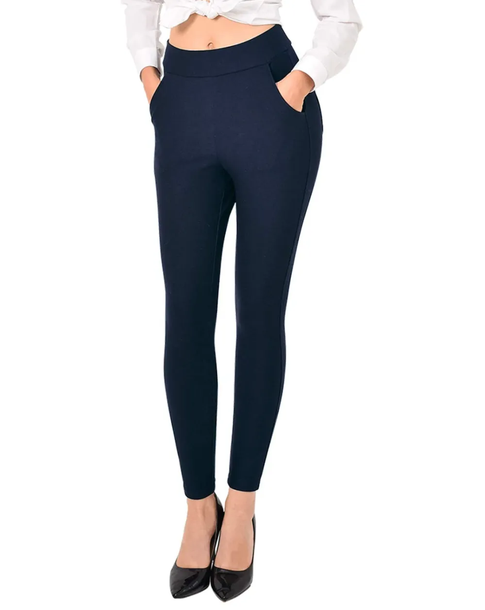Ginasy Stretch Pull On Dress Pants