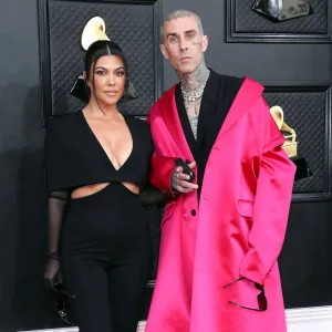 Grammys 2022 Inside Kourtney Kardashian and Travis Barkers PDA Filled Date Night