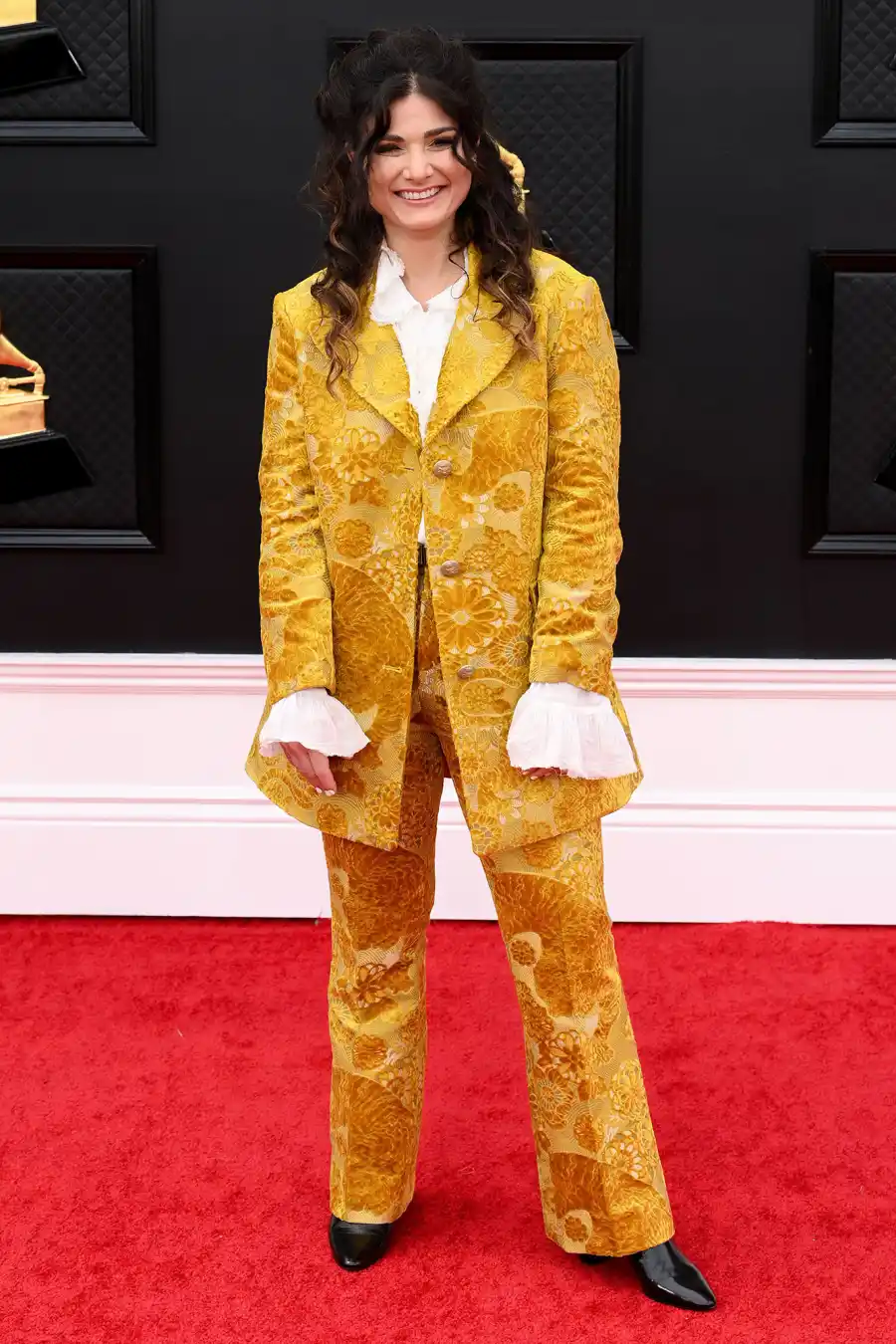 Ilsey Juber Red Carpet Arrival Grammys 2022