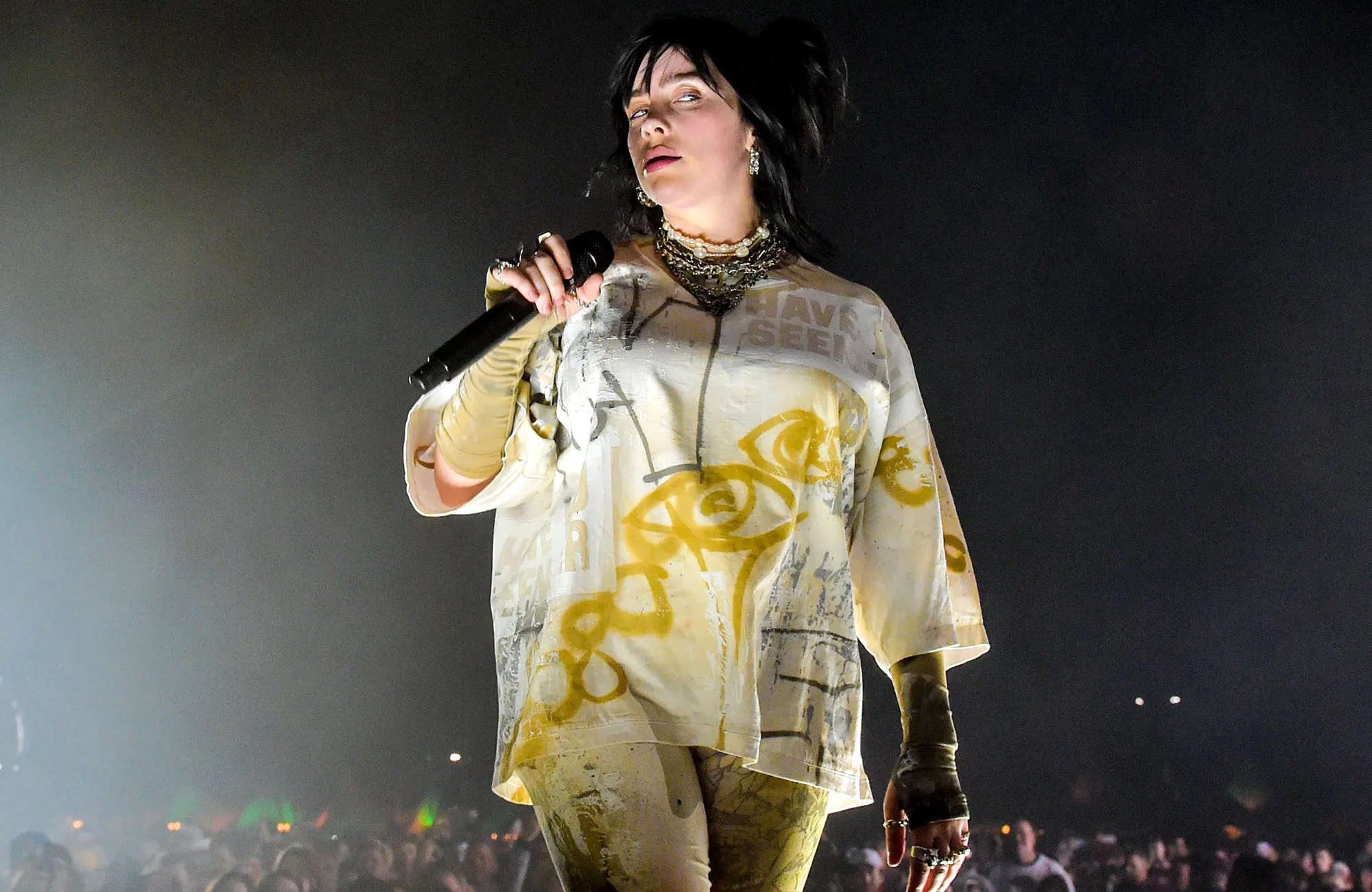It Was Dark!' Billie Eilish Falls on Stage During Her Coachella Set