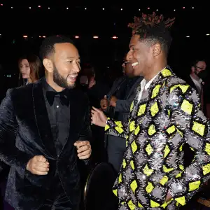 JOHN LEGEND AND JON BATISTE What You Didn't See On Tv Grammys 2022