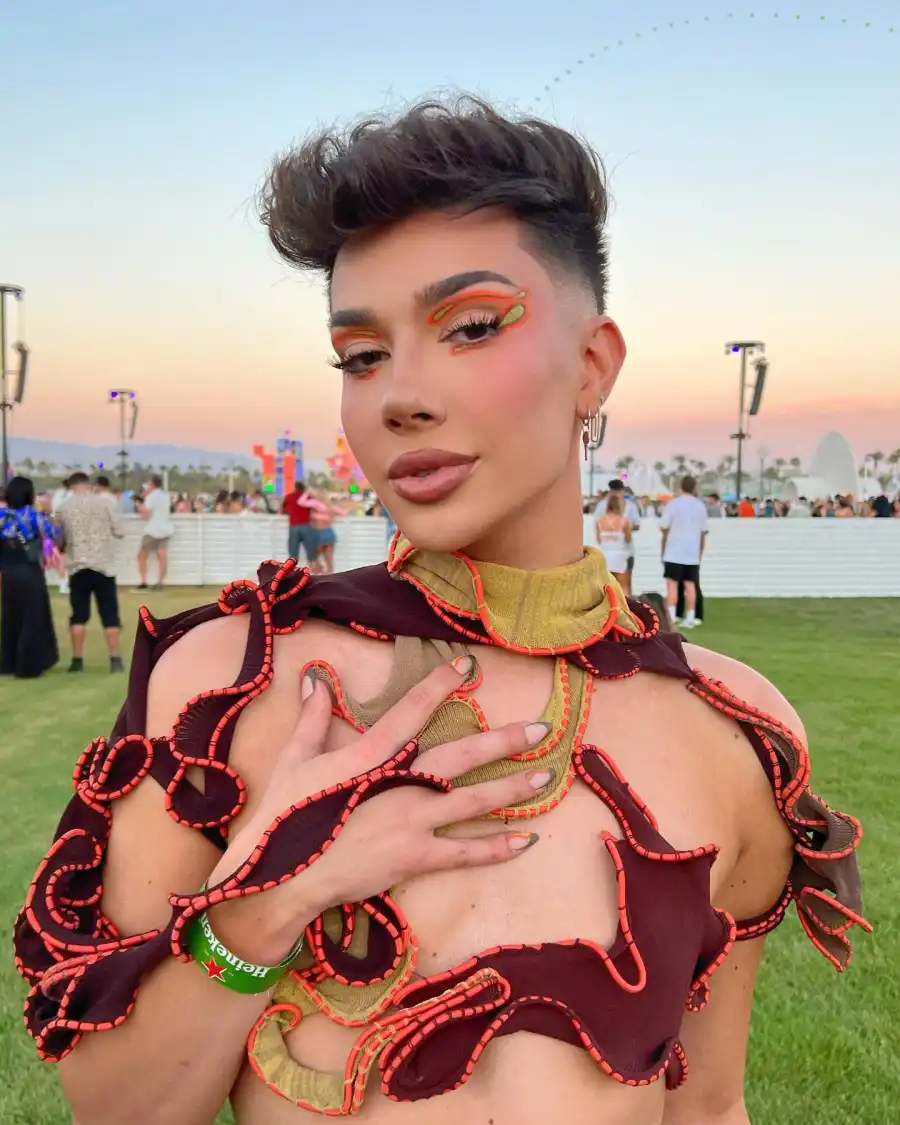 James Charles Stars Take Over the 1st Weekend of Coachella 2022
