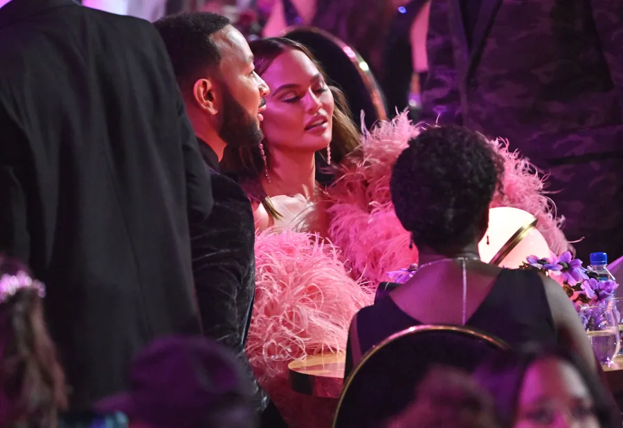 John Legend and Chrissy Teigen What You Didn't See On Tv Grammys 2022