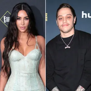 Kim Kardashian Shares Sweet Pictures With Pete Davidson From Their Appearance at The Kardashians Premiere