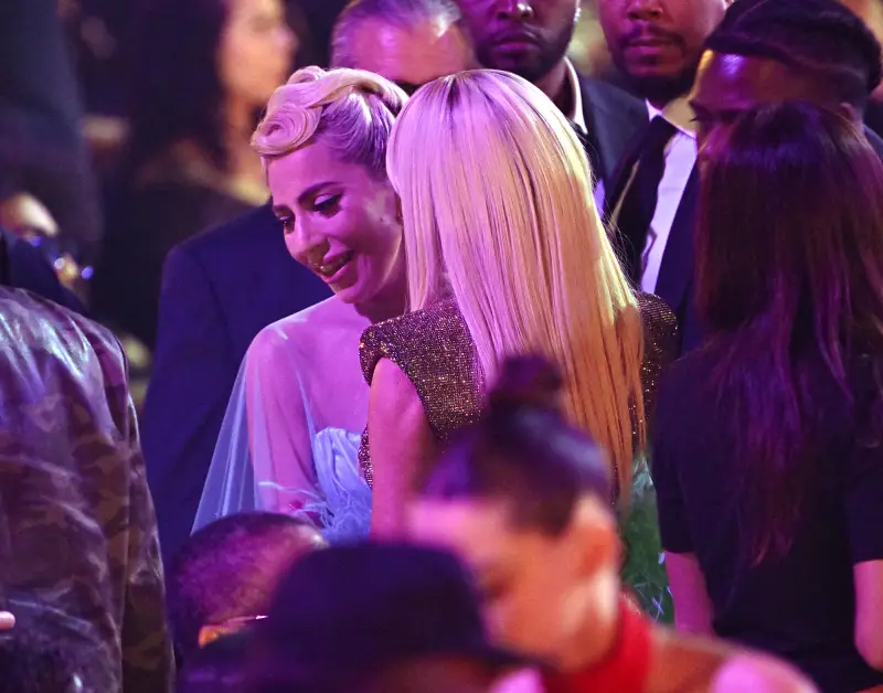 Lady Gaga and Donatella Versace What You Didn't See On Tv Grammys 2022