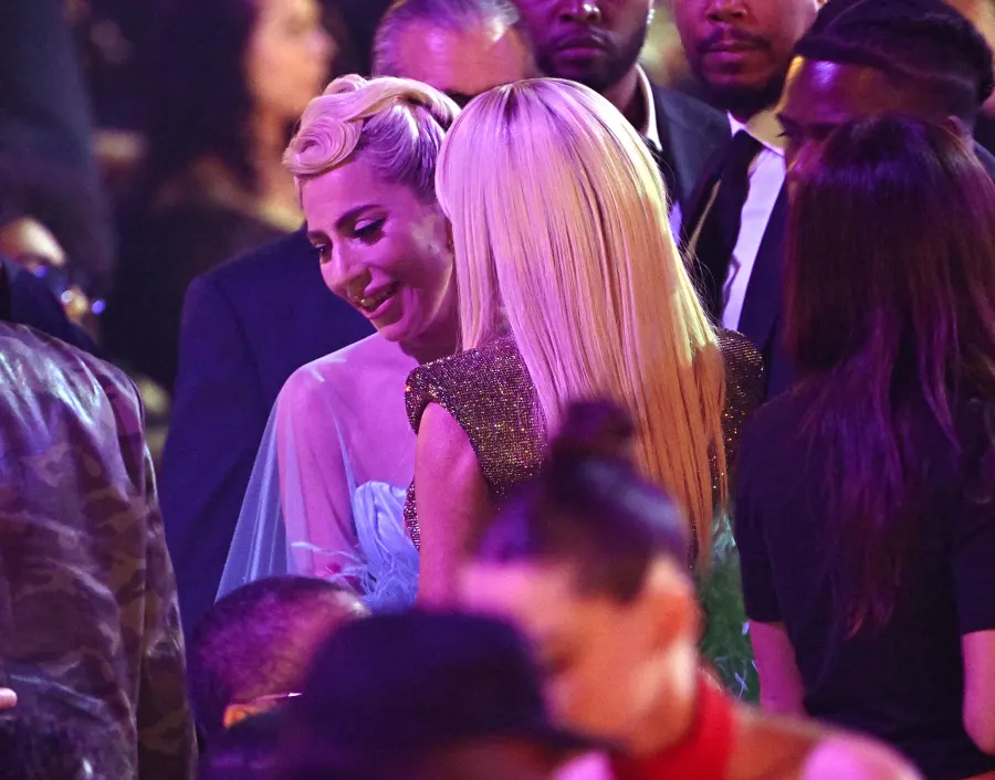 Lady Gaga and Donatella Versace What You Didn't See On Tv Grammys 2022