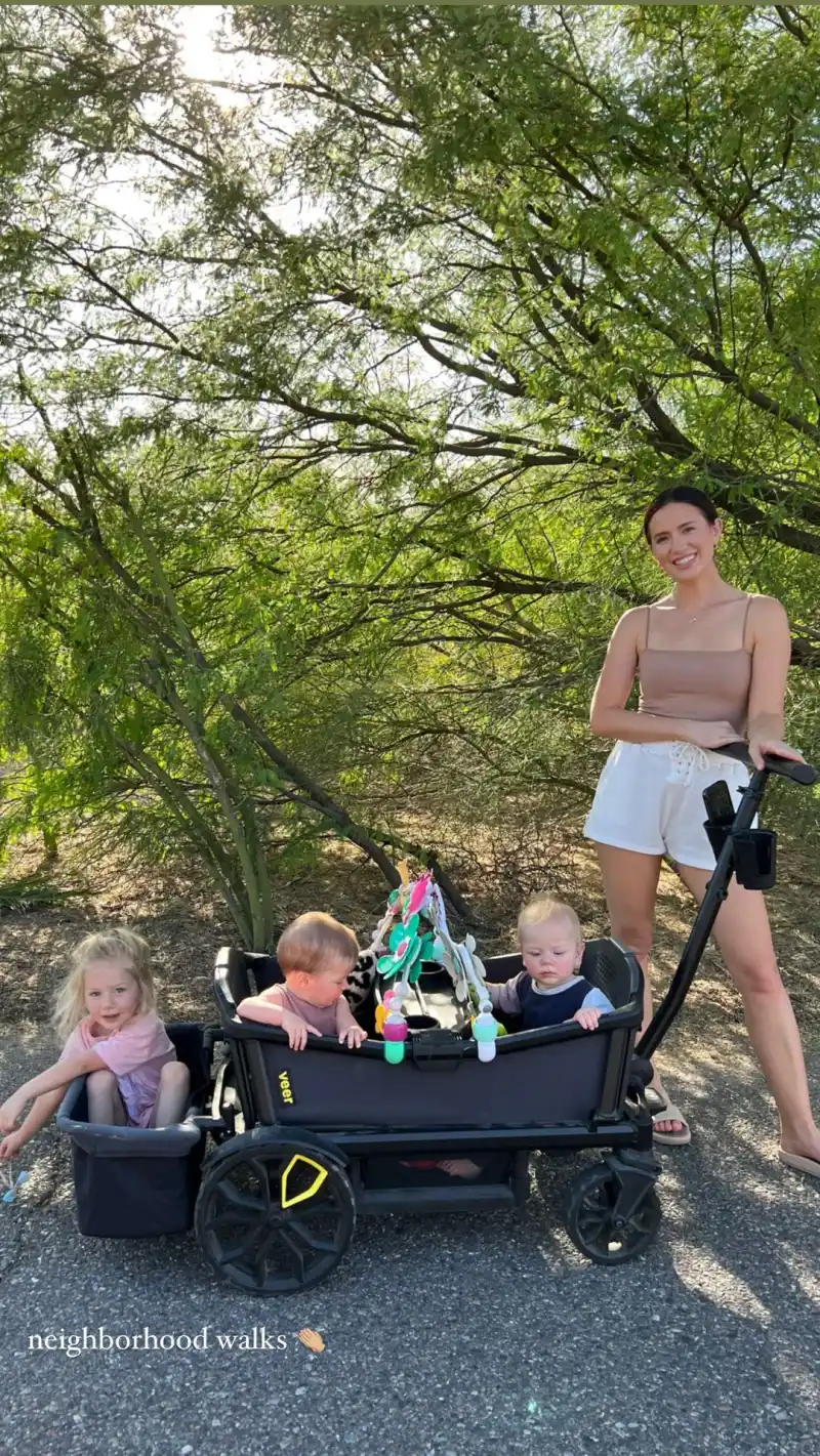 Lauren Burnham and Arie Luyendyk Jr.'s Family Album Sweetest Stroll