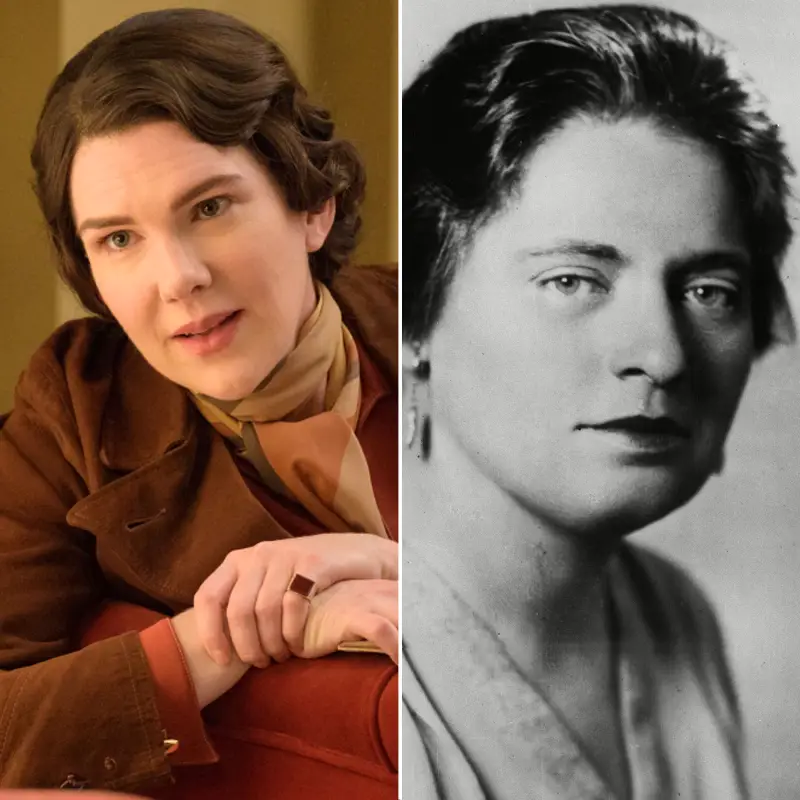 Lily Rabe Lorena Hickok The First Lady Characters and Their Real-Life Counterparts