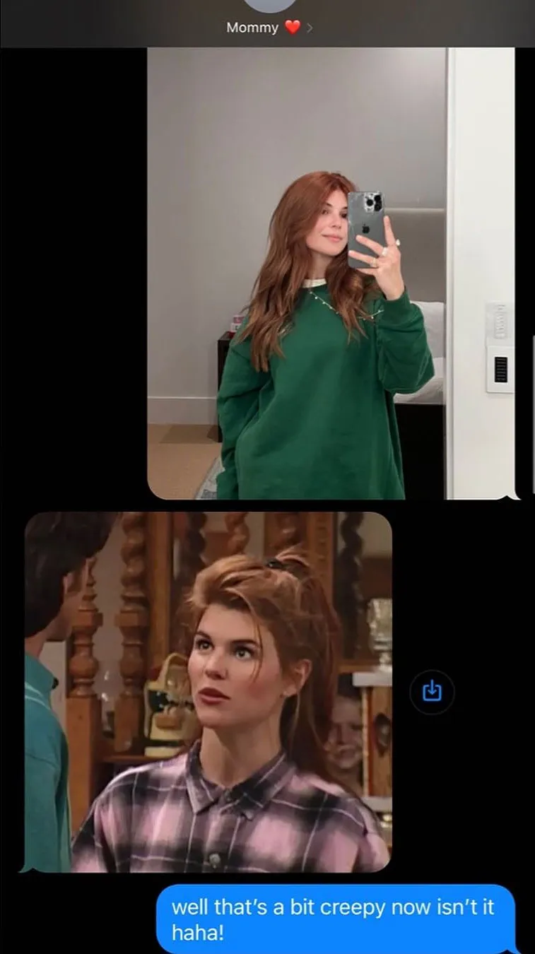 Lori Loughlin Reacts to Olivia Jade Dying Her Hair Aunt Becky’s Shade of Red