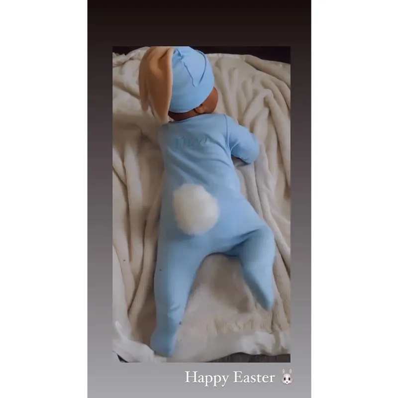 Maralee Nichols Celebrates Her and Tristan Thompson Son Theo 1st Easter 3