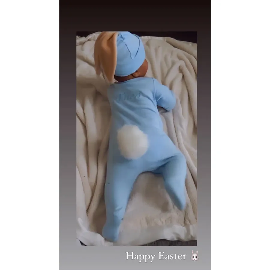 Maralee Nichols Celebrates Her and Tristan Thompson Son Theo 1st Easter 3