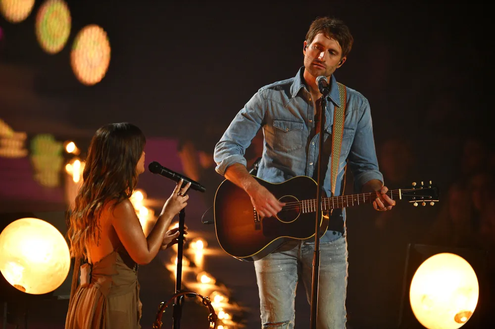 Maren Morris Reveals What Husband Ryan Hurd Mouthed to Her During Their CMT Music Awards Performance