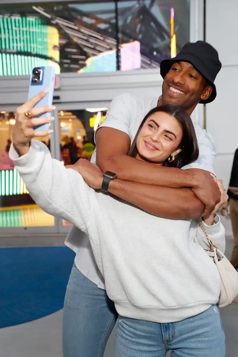 Matt James and Rachael Kirkconnell They Snap Selfies Just Like Us