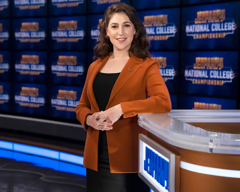 Mayim Bialik Jokes 'There's a Budget' on ‘Jeopardy!’ After Recycling Blazer