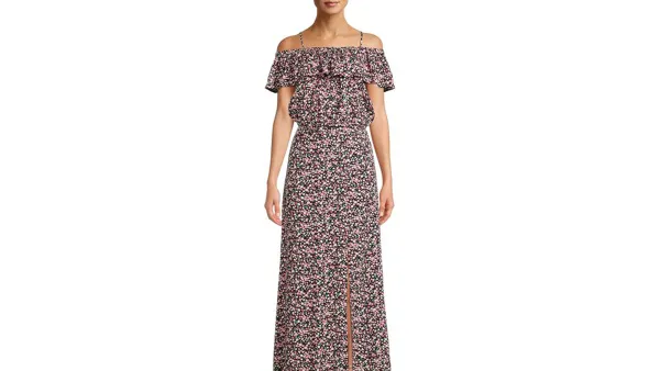 No Boundaries Ruffle Crop Top and Maxi Skirt Set