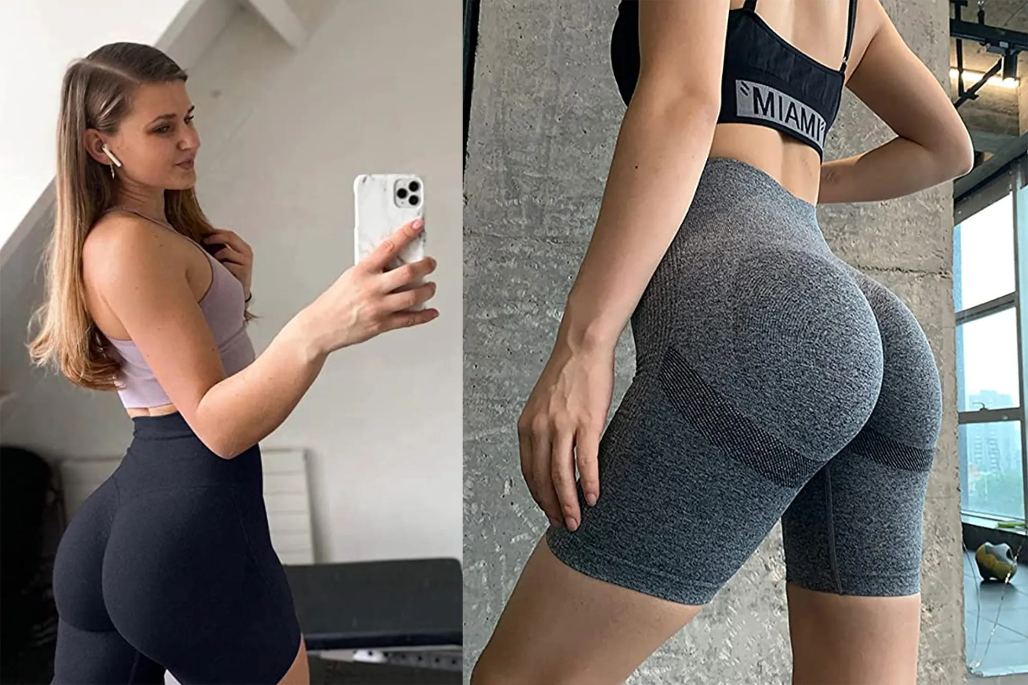 OQQ Women's 3 Piece Butt Lifting Yoga Shorts