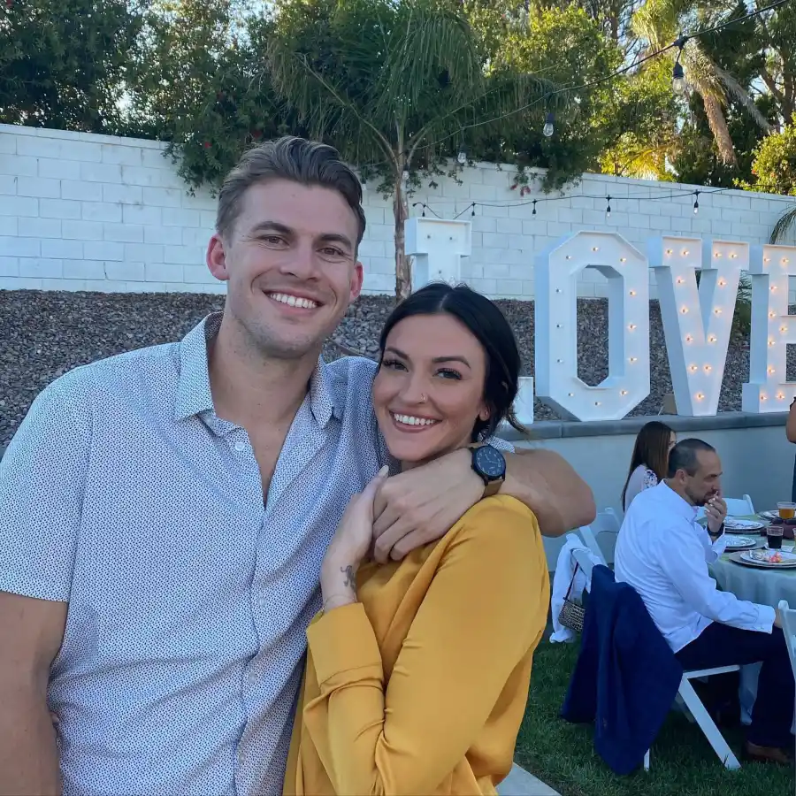 October 2021 Taylor Mock Instagram Bachelor Nation Tia Booth and Fiance Taylor Mock Relationship Timeline