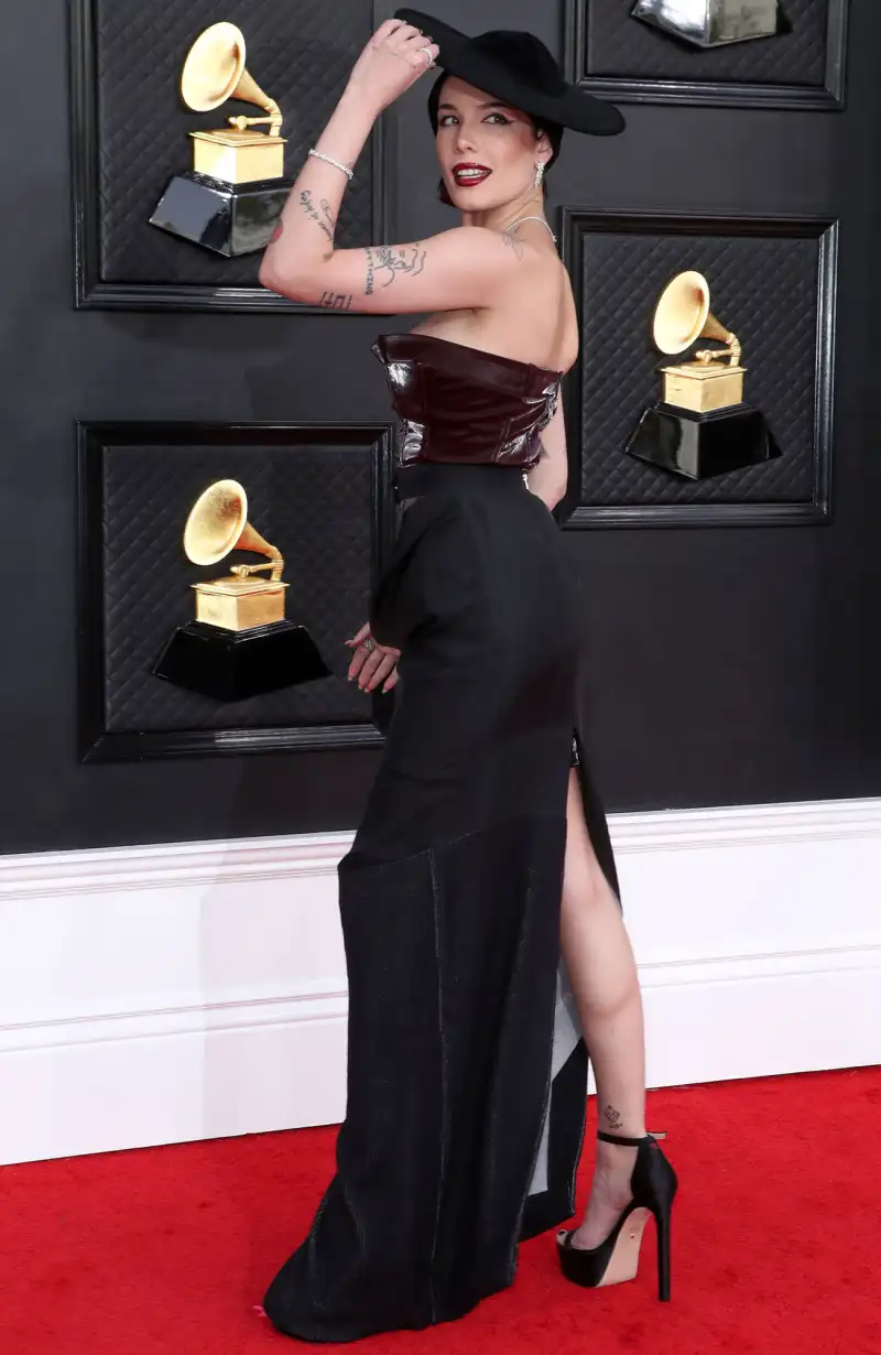 On the Mend! Halsey Attends the Grammys 3 Days After Undergoing Surgery 2022