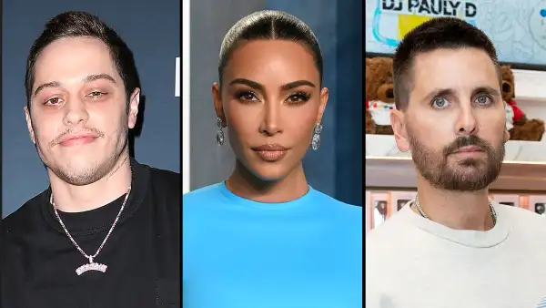 Pete Davidson Drives Kim Kardashian’s Pink Car to Hang Out With Scott Disick