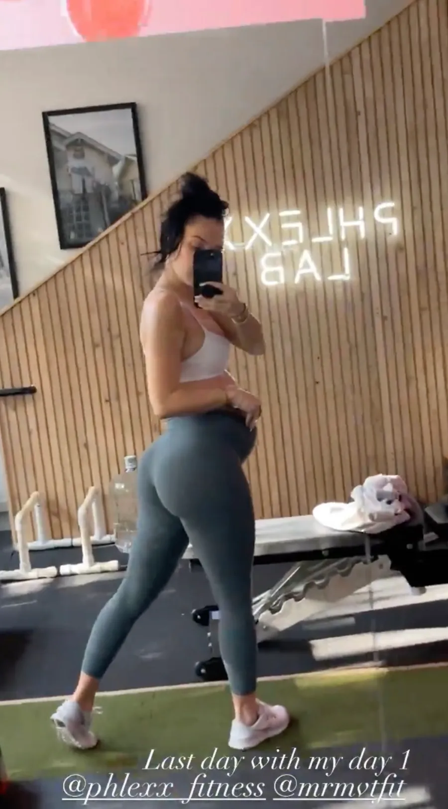 Pregnant Bre Tiesi's Baby Bump Album Progress Report