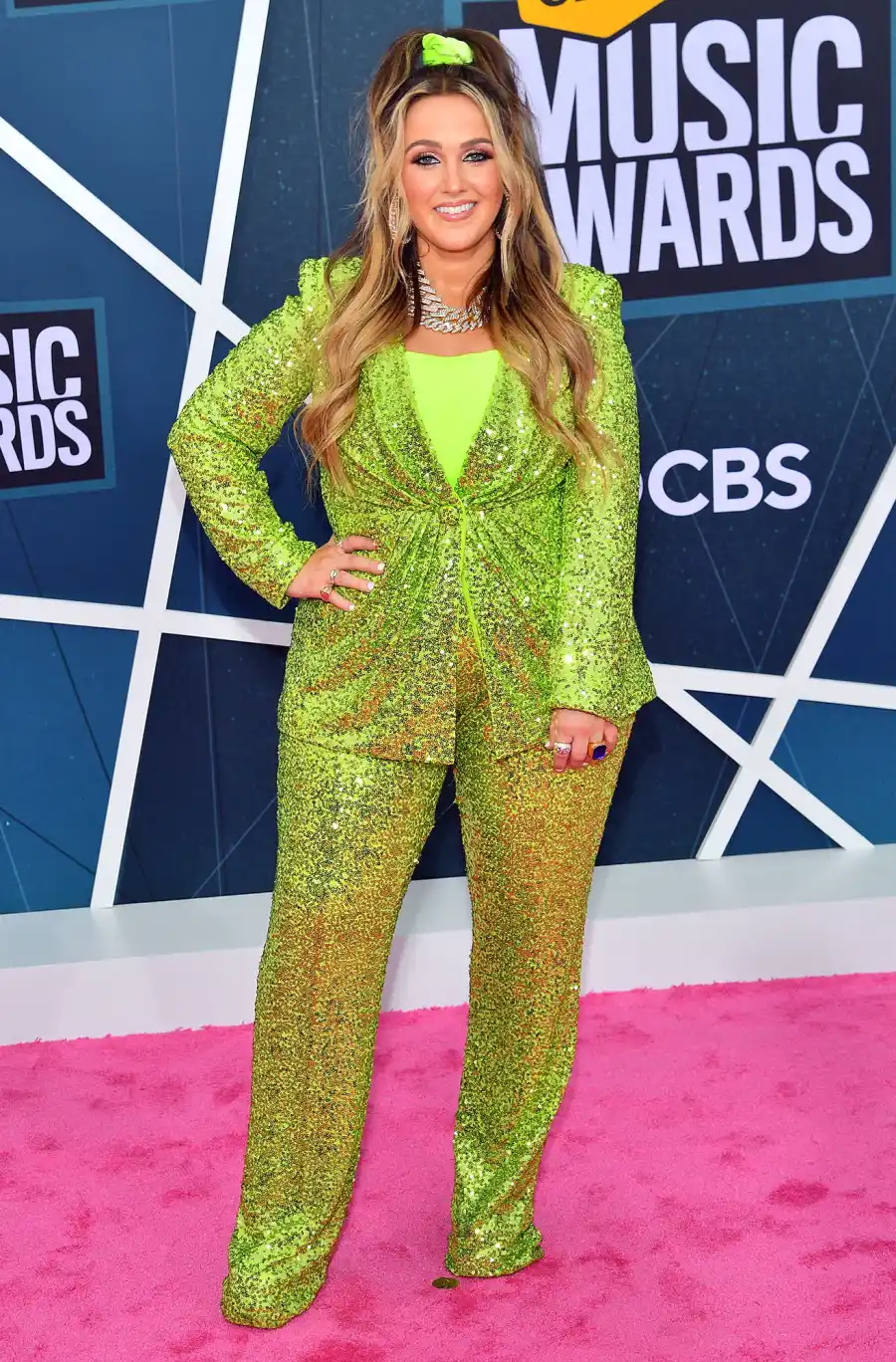 Priscilla Block CMT Music Awards 2022 Red Carpet Fashion