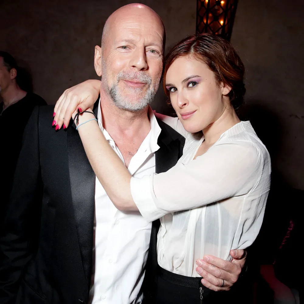 Rumor Willis Shares Sweet Throwback Photo with &lsquo;Papa&rsquo; Bruce Willis