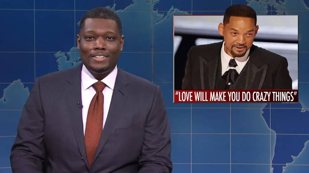 &lsquo;Saturday Night Live&rsquo; Jokes About Will Smith Slapping Chris Rock at the Oscars: 'The Nation Needs to Heal'