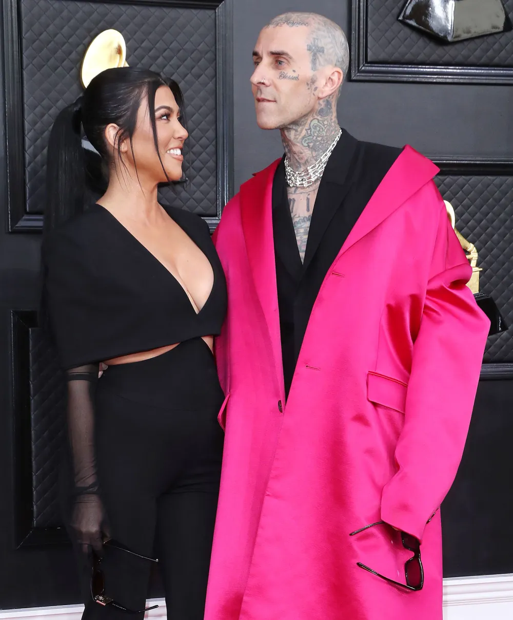 Scott Disick Jokes He's 'Good Luck Chuck' After Exes Kourtney Kardashian and Sofia Richie Get Engaged 3 Travis Barker