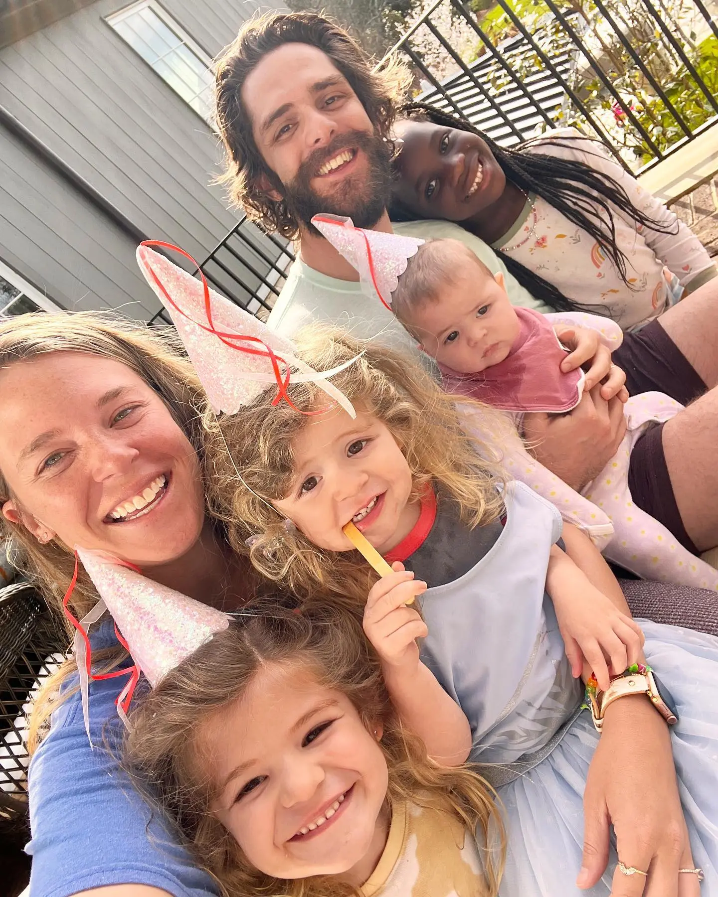 See Thomas Rhett, Lauren Akins' Daughters Sweetly Celebrating His Birthday