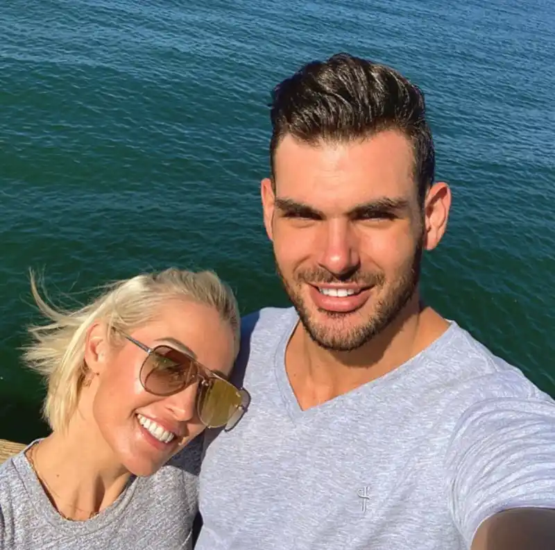 Selling Sunset's Mary Fitzgerald and Romain Bonnet selfie