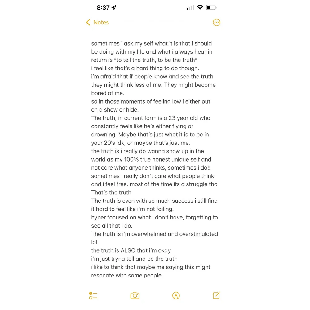 Shawn Mendes Reassures Fans He's OK After Confessing He Feels Like He's 'Drowning' in Emotional Note