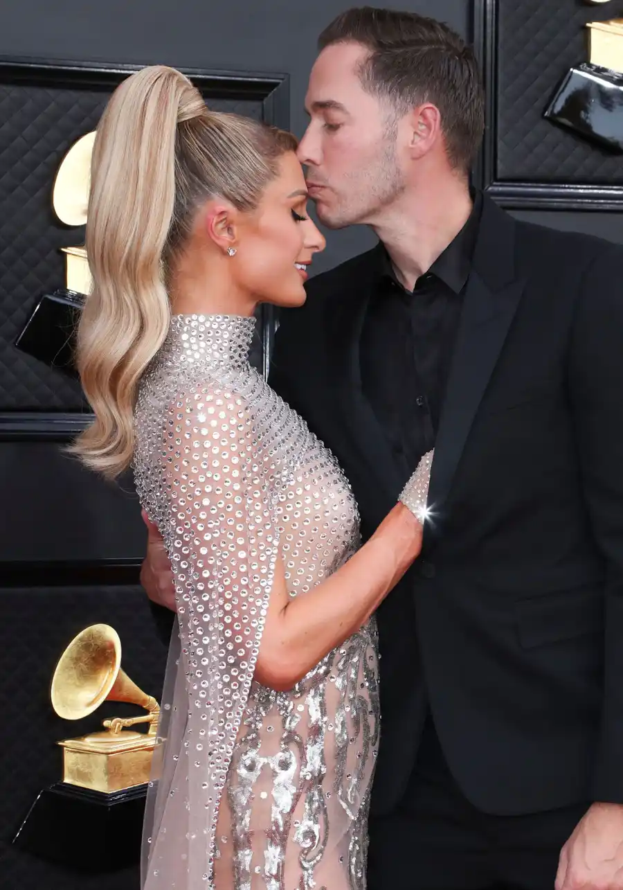 Sparkling Style! See Paris Hilton and Husband Carter Reum at the Grammys 2022