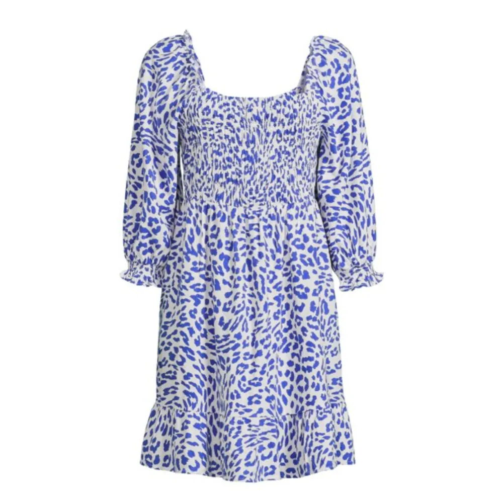 The Get Women's Long Sleeve Square Neck Mini Dress