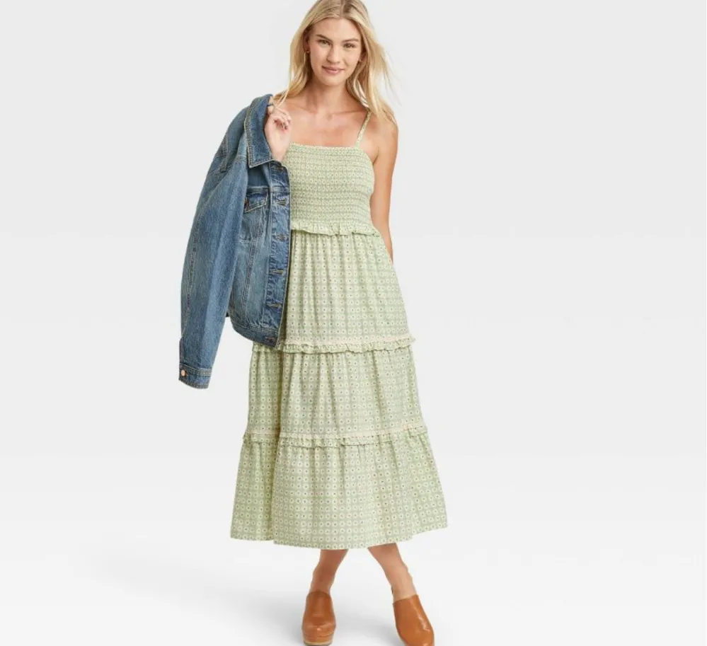 Universal Thread Women's Sleeveless Tiered Dress