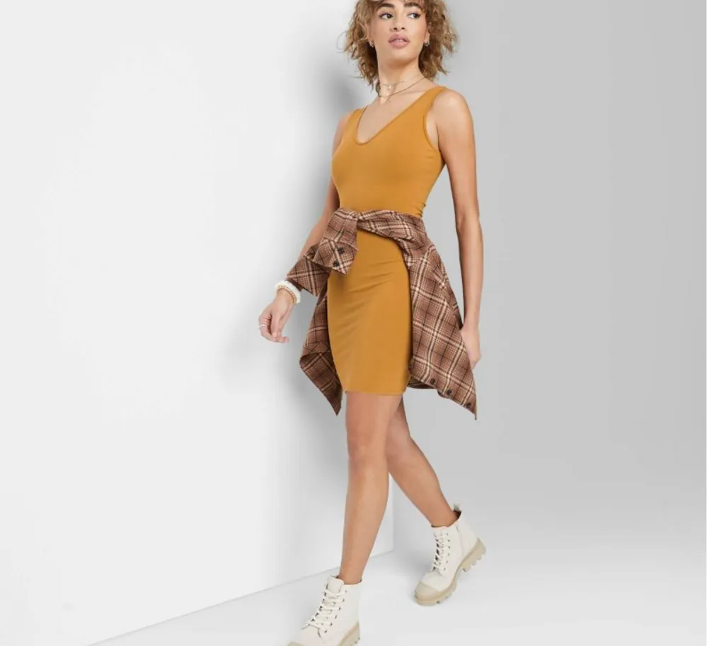 Wild Fable Women's Sleeveless Knit Bodycon Dress