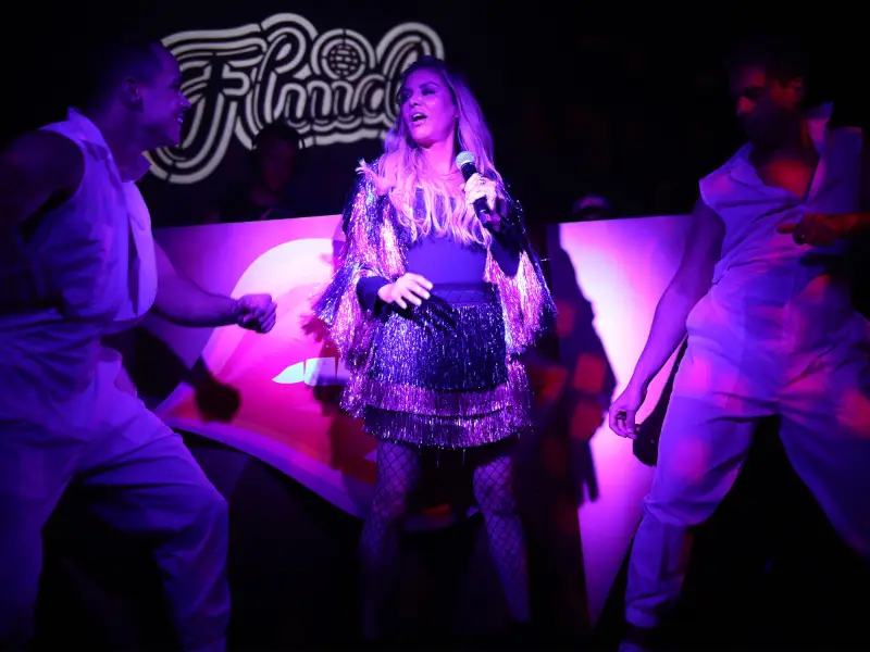 hot pics Adriana de Moura Fluid in La Otra Miami, sponsored by E11EVEN Vodka and MOTTO