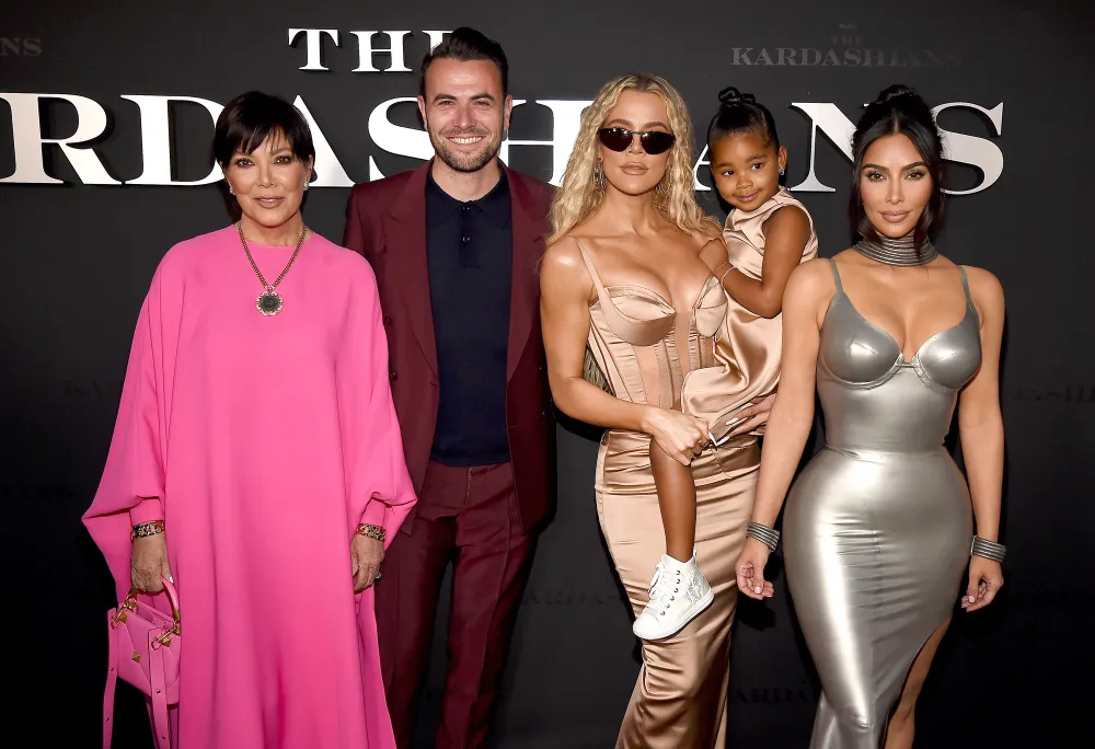 Khloe Kardashian Defends Holding 3-Year-Old Daughter True at &lsquo;The Kardashians&rsquo; Premiere: Photos