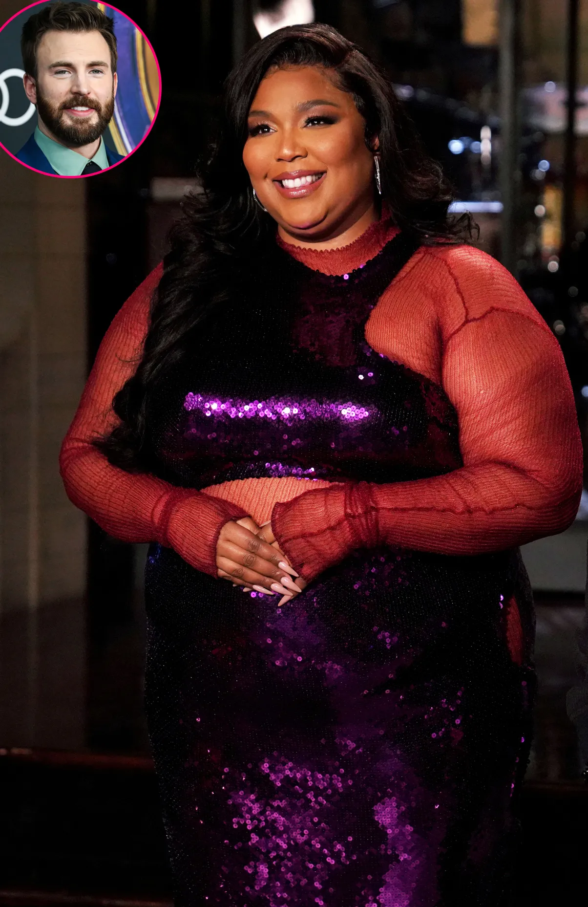 Lizzo Addresses Chris Evans Dating Speculation on 'Saturday Night Live': 'It's Called Manifesting'