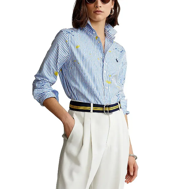 nordstrom-spring-sale-ralph-lauren-button-up-top