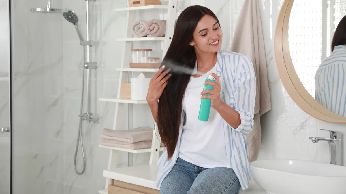 dry shampoo dark hair