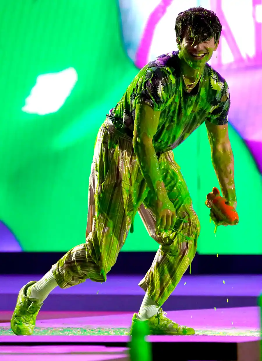 Stars Getting Slimed at the Nickelodeon Kids’ Choice Awards