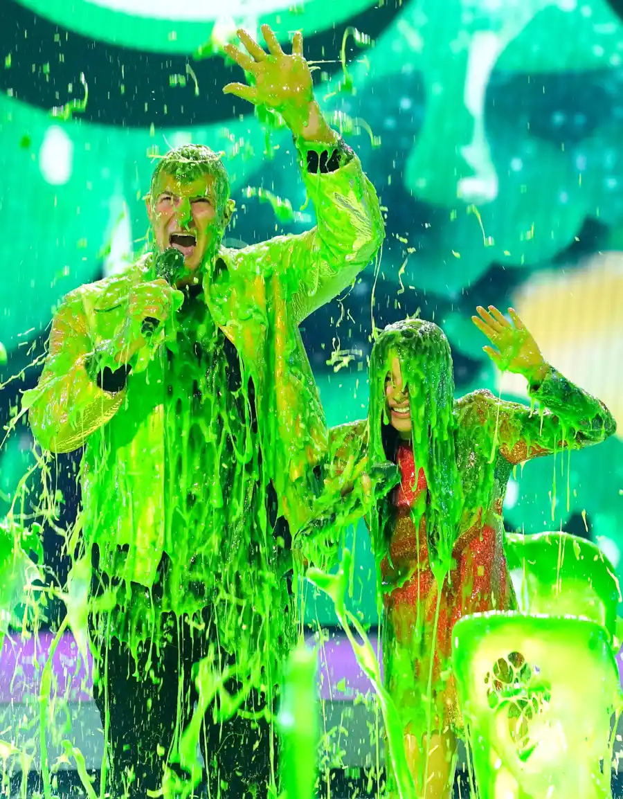 Stars Getting Slimed at the Nickelodeon Kids’ Choice Awards